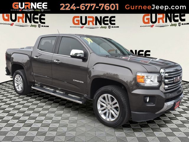 Smokey Quartz Metallic 2019 GMC Canyon Pickup Truck Four-Wheel Drive 8-Speed Automatic