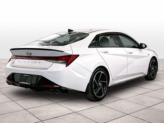 2023 Hyundai Elantra N Line White at Klick Lewis Buick Chevrolet