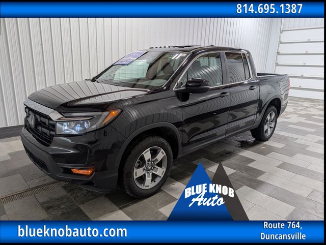 Black 2025 Honda Ridgeline Pickup Truck All-Wheel Drive 9-Speed Automatic