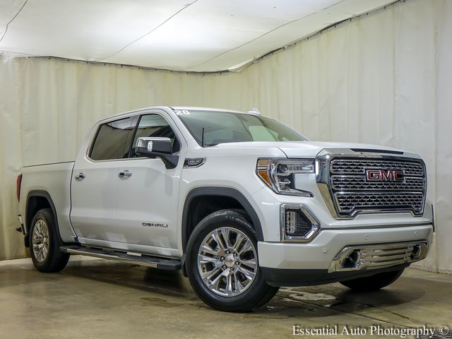 White Frost 2020 GMC Sierra 1500 Pickup Truck Four-Wheel Drive Automatic