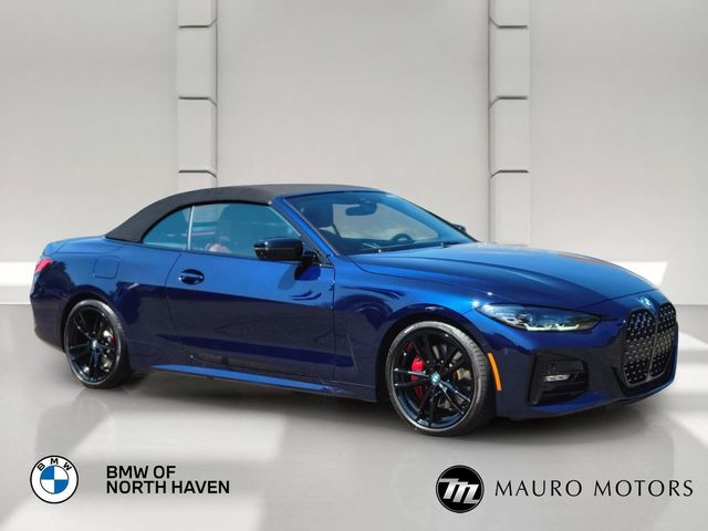 Tanzanite Blue II Metallic 2024 BMW 4 Series Convertible Rear-Wheel Drive 8-Speed Automatic