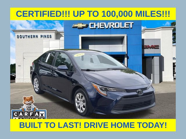 Blueprint 2024 Toyota Corolla LE FWD Sedan Front-Wheel Drive Continuously Variable Transmission