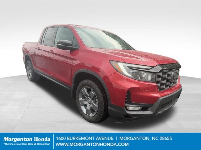 Radiant Red 2025 Honda Ridgeline Pickup Truck All-Wheel Drive 9-Speed Automatic