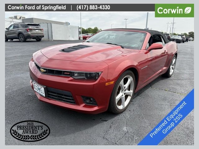 Red Rock Metallic 2015 Chevrolet Camaro 2SS Convertible RWD Convertible Rear-Wheel Drive 6-Speed Automatic