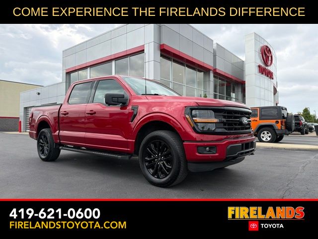 Red Metallic 2024 Ford F-150 Pickup Truck Four-Wheel Drive Automatic