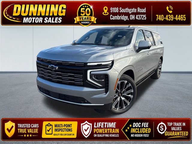 Sterling Gray Metallic 2025 Chevrolet Suburban SUV / Crossover Four-Wheel Drive