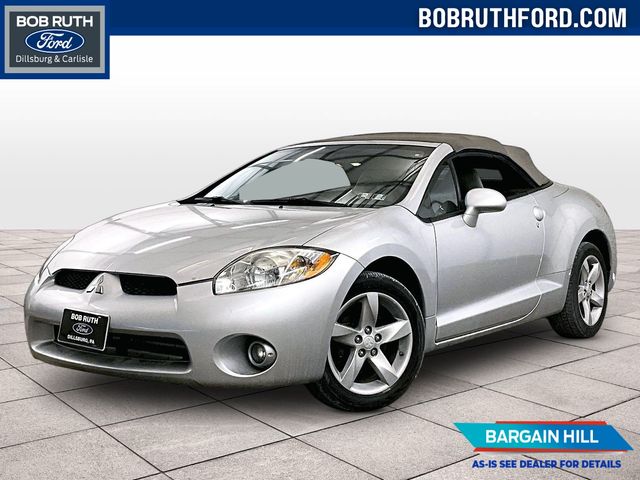 Liquid Silver Metallic 2008 Mitsubishi Eclipse Spyder Convertible Front-Wheel Drive 5-Speed Manual Overdrive