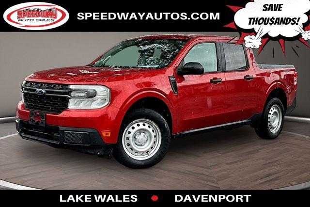Chili Pepper Red 2022 Ford Maverick XLT SuperCrew AWD Pickup Truck All-Wheel Drive 8-Speed Automatic