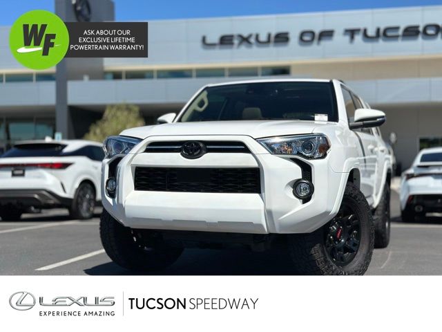 White 2020 Toyota 4Runner SR5 Premium 4WD SUV / Crossover Four-Wheel Drive 5-Speed Automatic Overdrive