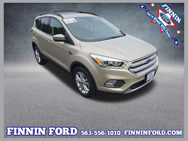 White Gold Metallic 2018 Ford Escape SUV / Crossover All-Wheel Drive 6-Speed Automatic