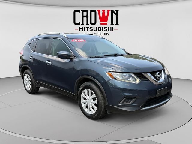 Arctic Blue Metallic 2016 Nissan Rogue SUV / Crossover Front-Wheel Drive Continuously Variable Transmission