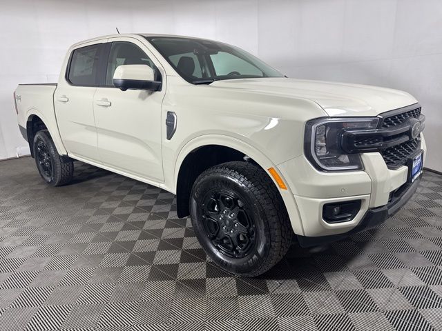 Desert Sand 2026 Ford Ranger Lariat SuperCrew 4WD Pickup Truck Four-Wheel Drive Automatic