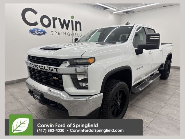 Summit White 2023 Chevrolet Silverado 2500HD LT Crew Cab 4WD Pickup Truck Four-Wheel Drive 6-Speed Automatic
