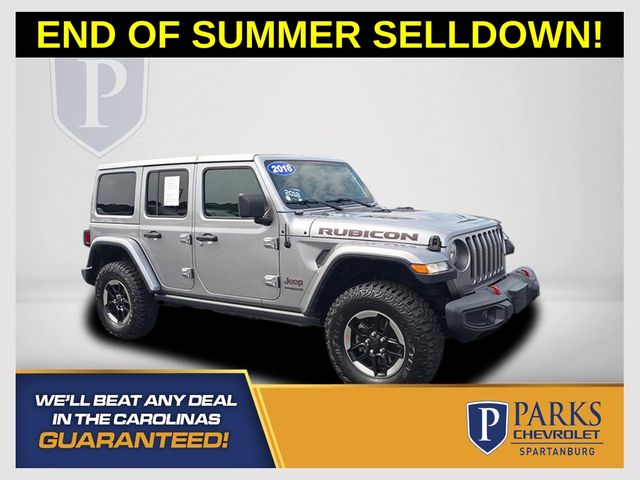 Billet Silver Metallic 2018 Jeep Wrangler SUV / Crossover Four-Wheel Drive 8-Speed Automatic