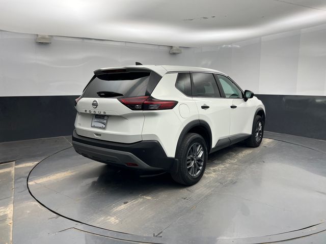 2023 Glacier White Nissan Rogue S FWD SUV