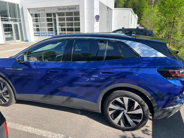 2022 Volkswagen ID.4 Pro S Blue at Sutliff Volkswagen