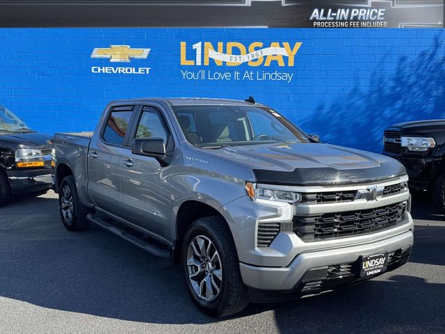 Sterling Gray Metallic 2024 Chevrolet Silverado 1500 RST Crew Cab 4WD Pickup Truck Four-Wheel Drive 8-Speed Automatic