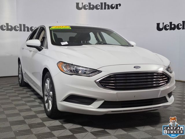 Oxford White 2017 Ford Fusion Sedan Front-Wheel Drive 6-Speed Automatic
