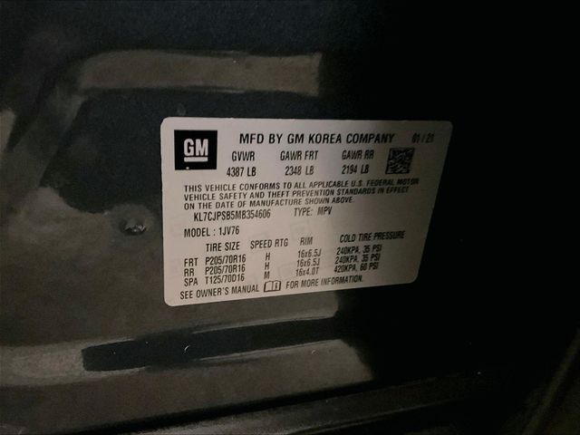 2021 Chevrolet Trax LT Gray at South Hills Kia
