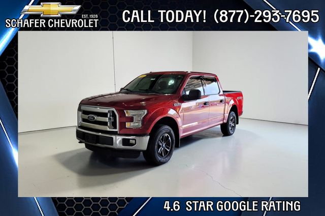 Ruby Red Metallic Tinted Clearcoat 2015 Ford F-150 Pickup Truck Four-Wheel Drive 6-Speed Automatic