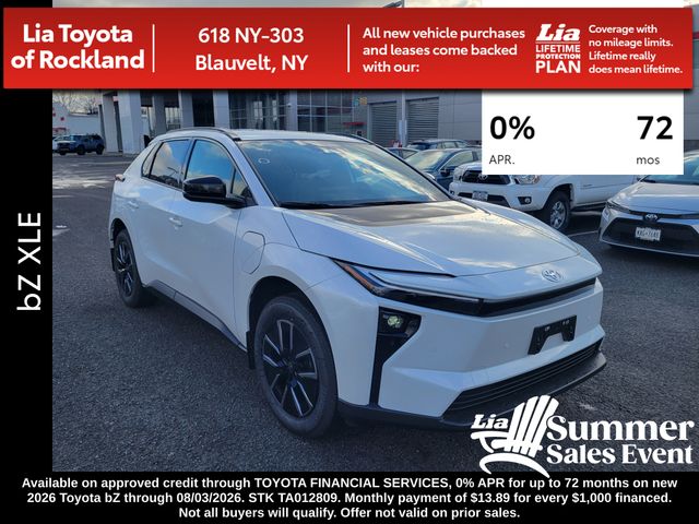 Pearl 2026 Toyota bZ SUV / Crossover All-Wheel Drive Automatic