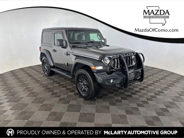 Gray (Granite Crystal Metallic Clearcoat) 2021 Jeep Wrangler SUV / Crossover Four-Wheel Drive 6-Speed Manual