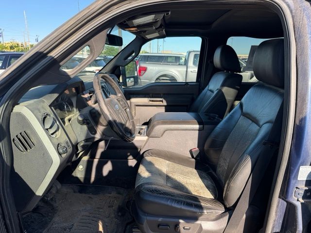2011 Dark Blue Pearl Metallic Ford Super Duty F-350 SRW Lariat 4X4 Truck