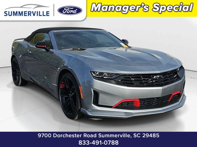Silver 2023 Chevrolet Camaro 2LT Convertible RWD Convertible Rear-Wheel Drive 8-Speed Automatic