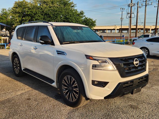 Aspen White Tricoat 2024 Nissan Armada SL RWD SUV / Crossover 4X2 7-Speed Automatic