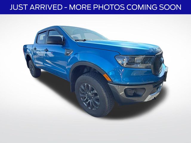 Blue Metallic 2023 Ford Ranger XLT SuperCrew 4WD Pickup Truck Four-Wheel Drive Automatic
