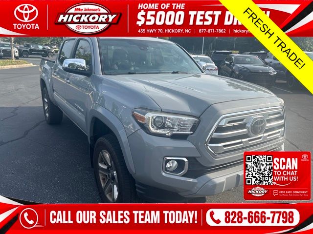 Magnetic Gray Metallic 2018 Toyota Tacoma Pickup Truck Four-Wheel Drive 6-Speed Automatic