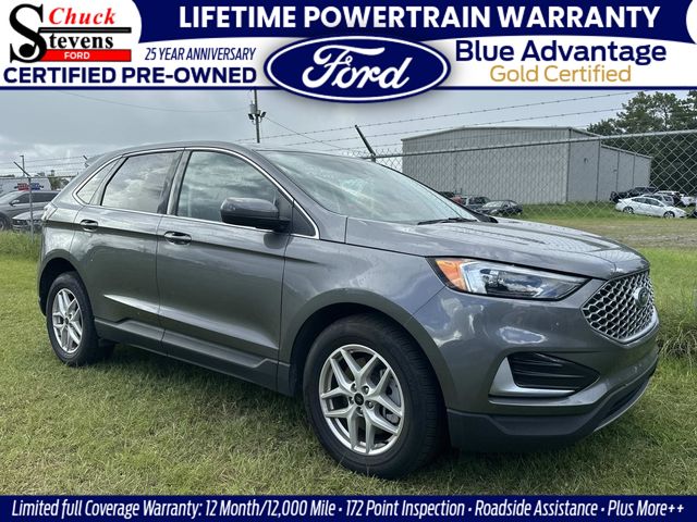 Gray Metallic 2024 Ford Edge SUV / Crossover All-Wheel Drive 8-Speed Automatic