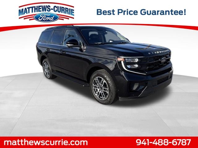 Agate Black Metallic 2025 Ford Expedition Active 4WD SUV / Crossover Four-Wheel Drive Automatic