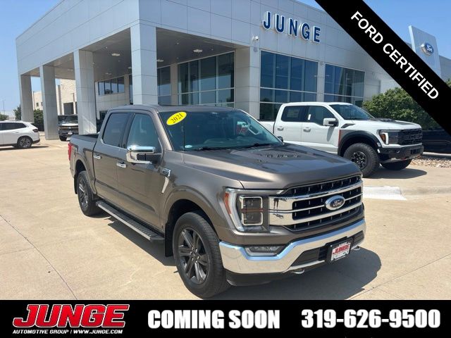 Stone Gray Metallic 2021 Ford F-150 Pickup Truck Four-Wheel Drive Automatic