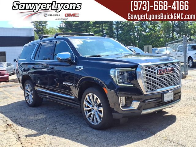 Midnight Blue Metallic 2021 GMC Yukon SUV / Crossover Four-Wheel Drive 