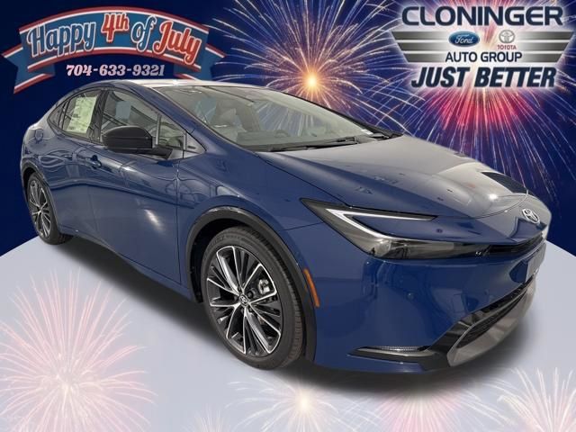 Blue 2026 Toyota Prius Hatchback All-Wheel Drive Continuously Variable Transmission