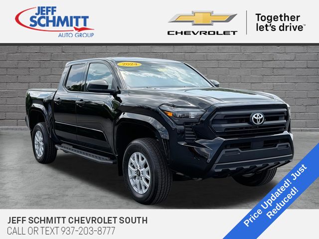 Black 2024 Toyota Tacoma Pickup Truck Four-Wheel Drive 8-Speed Automatic