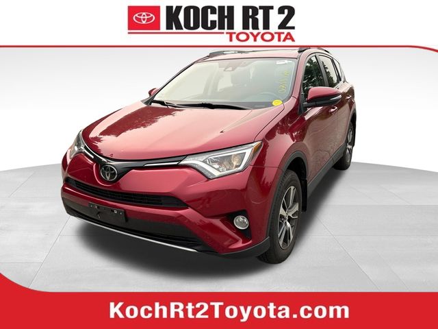 Red (Ruby Flare Pearl) 2018 Toyota RAV4 SUV / Crossover All-Wheel Drive 6-Speed Automatic