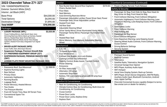 Used 2023 Chevrolet Tahoe SUV