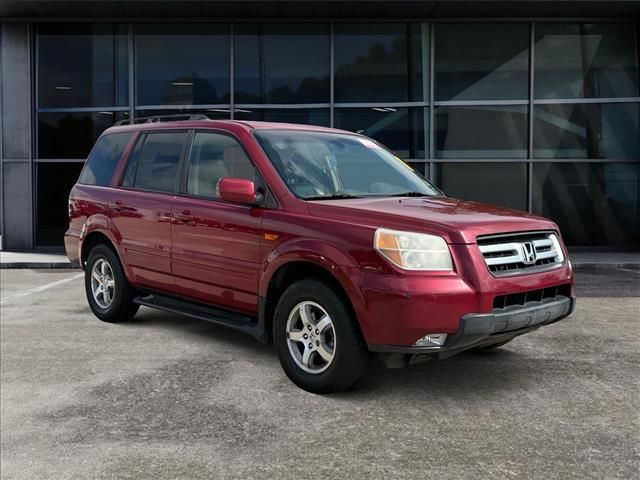 Red 2006 Honda Pilot SUV / Crossover Four-Wheel Drive 5-Speed Automatic Overdrive