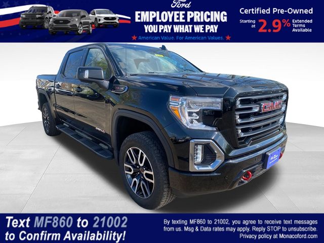 Onyx Black 2020 GMC Sierra 1500 AT4 Crew Cab 4WD Pickup Truck Four-Wheel Drive Automatic