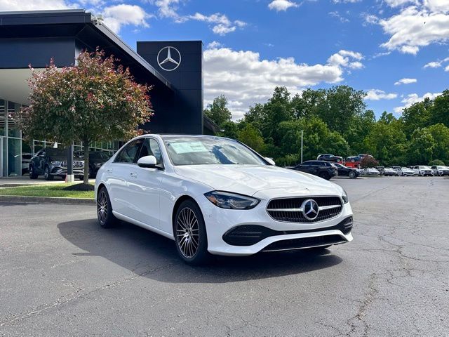 White 2026 Mercedes-Benz C-Class Sedan All-Wheel Drive 9-Speed Automatic