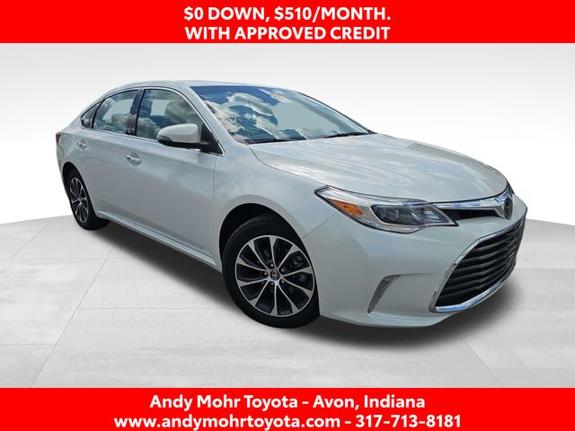 White (Blizzard Pearl) 2018 Toyota Avalon XLE Premium Sedan Front-Wheel Drive 6-Speed Automatic