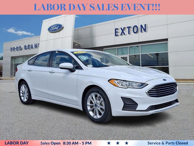 Oxford White 2020 Ford Fusion Sedan Front-Wheel Drive 6-Speed Automatic