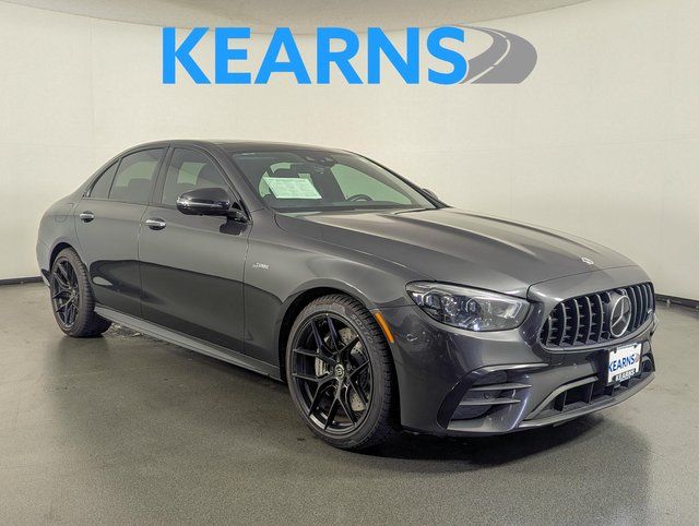 Gray 2022 Mercedes-Benz E-Class AMG E 53 Sedan 4MATIC Sedan All-Wheel Drive 9-Speed Automatic