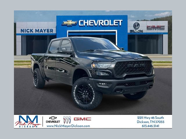 Diamond Black Crystal Pearlcoat 2026 RAM 1500 Pickup Truck Four-Wheel Drive 8-Speed Automatic