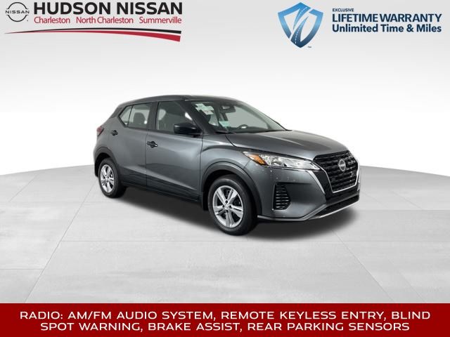 2025 Gun Metallic Nissan Kicks Play S SUV