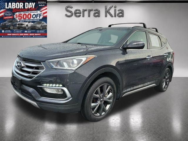 Gray (Platinum Graphite) 2018 Hyundai Santa Fe Sport SUV / Crossover Front-Wheel Drive 6-Speed Automatic