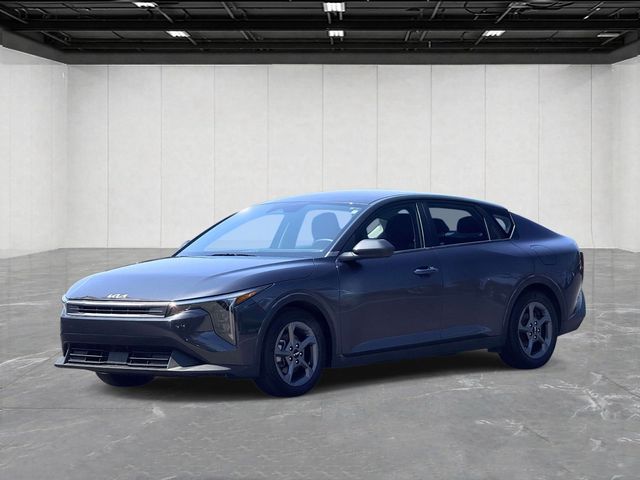 Gray 2025 Kia K4 Sedan Front-Wheel Drive Continuously Variable Transmission