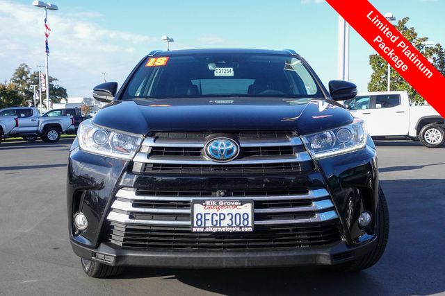 used 2018 Toyota Highlander Hybrid car, priced at $18,399